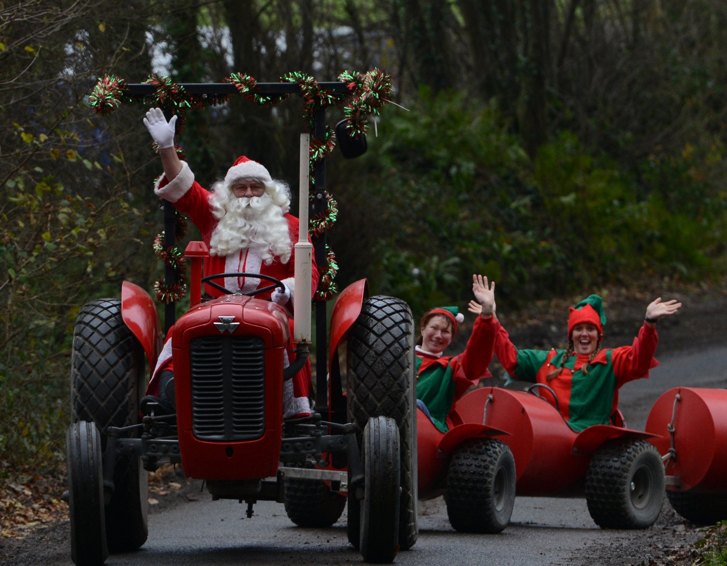 Father Christmas Arrives at Pennywell Farm