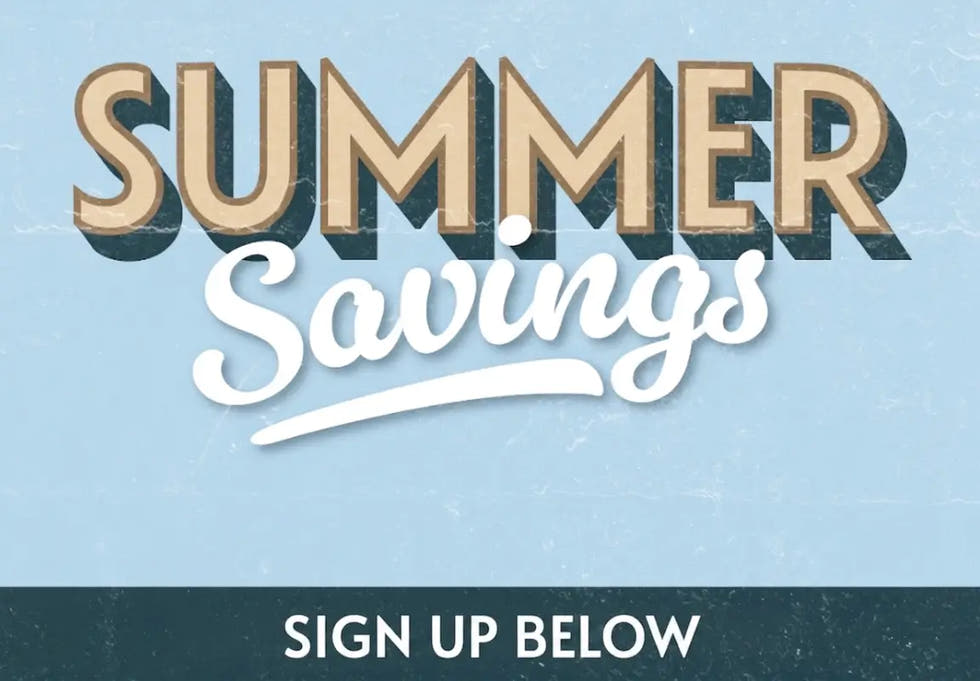 Summer Saver Offer   sign up page image 1